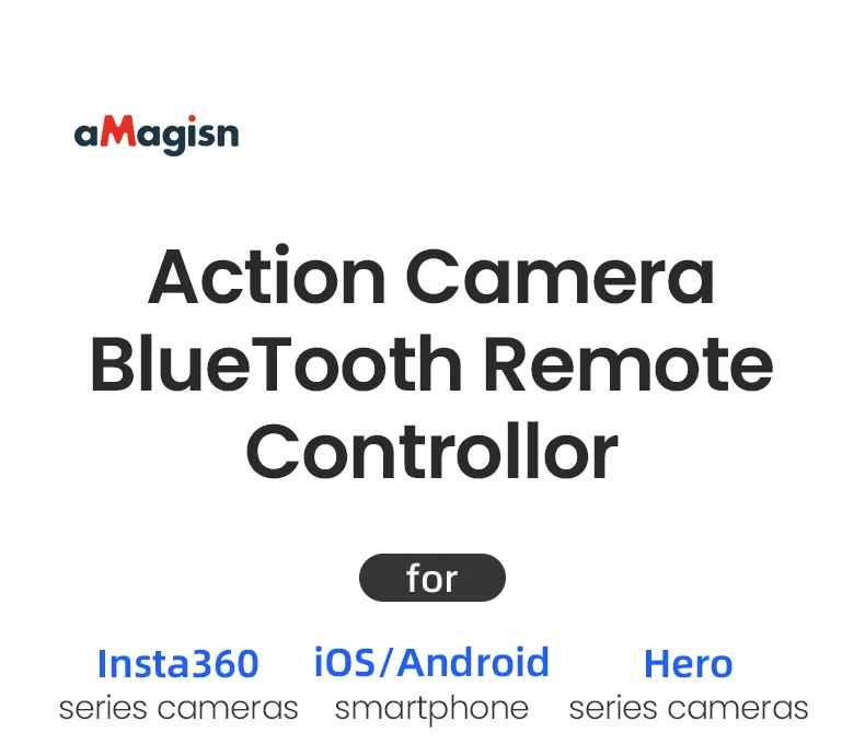 bluetooth remote control for action cameras (gopro,insta360...)
