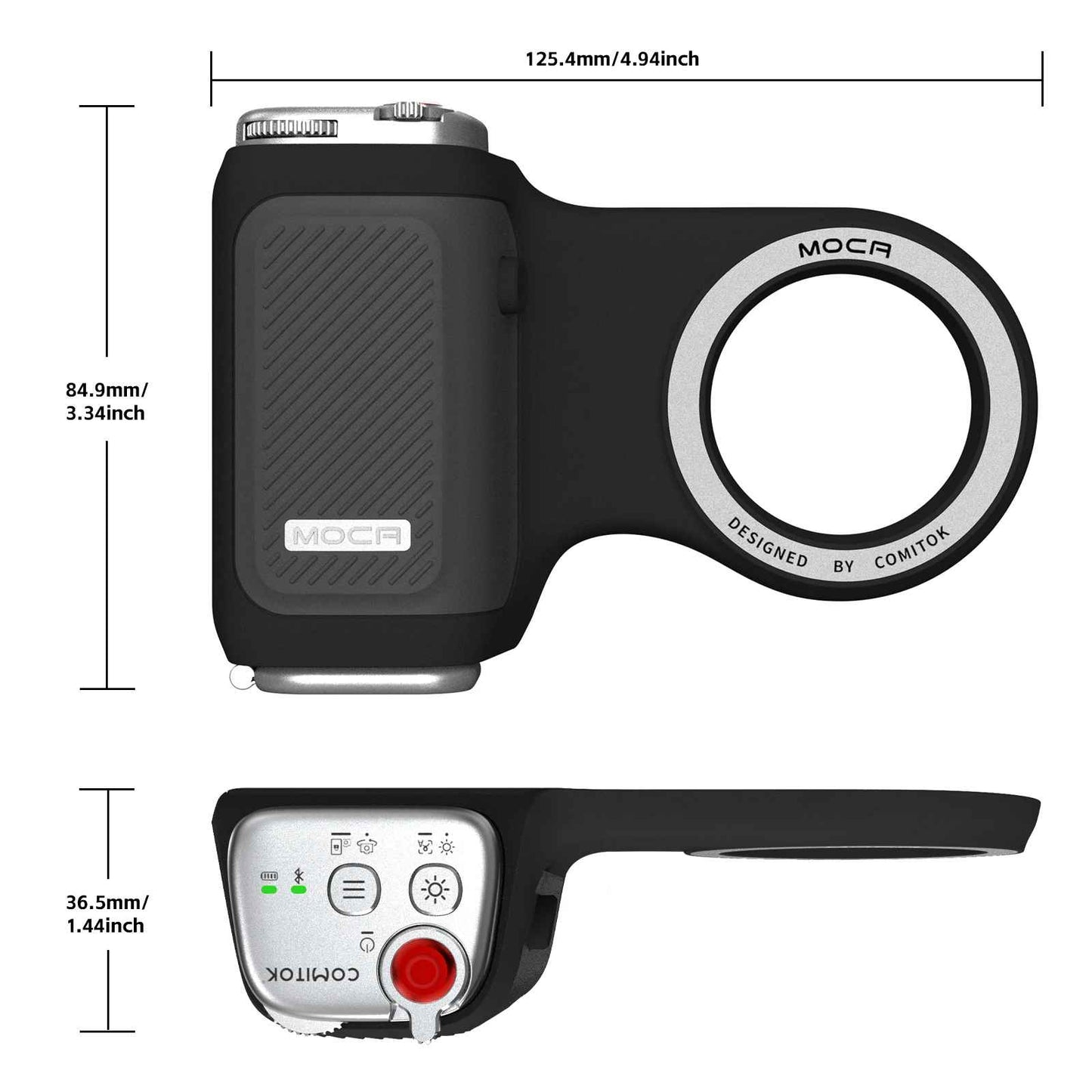 COMITOK Magnetic One-Hand Vlogging Grip