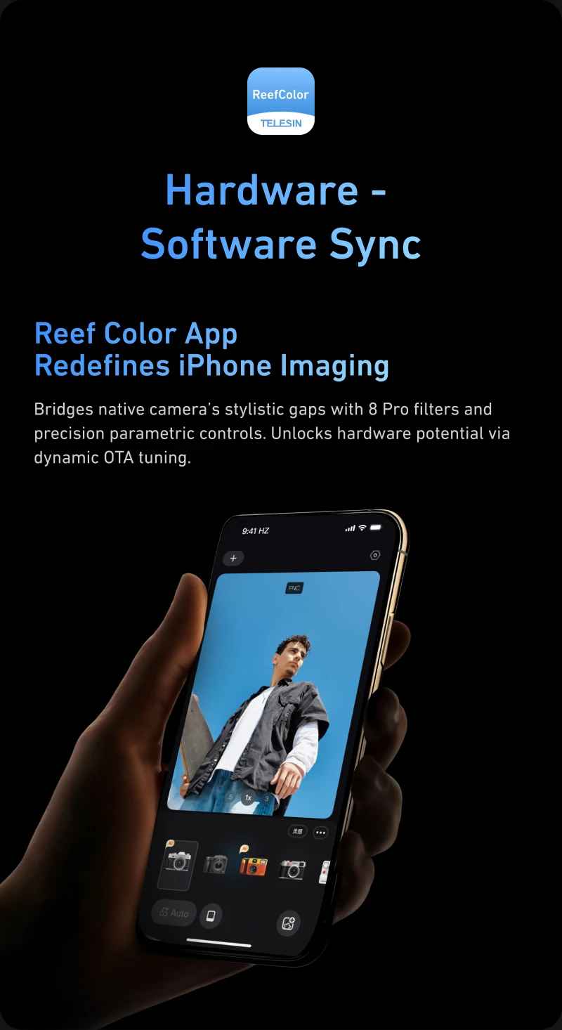 Magnetic Phone Camera Grip with Graphene Cooling Case for iPhone 17 Pro serie- Professional Shooting Ki