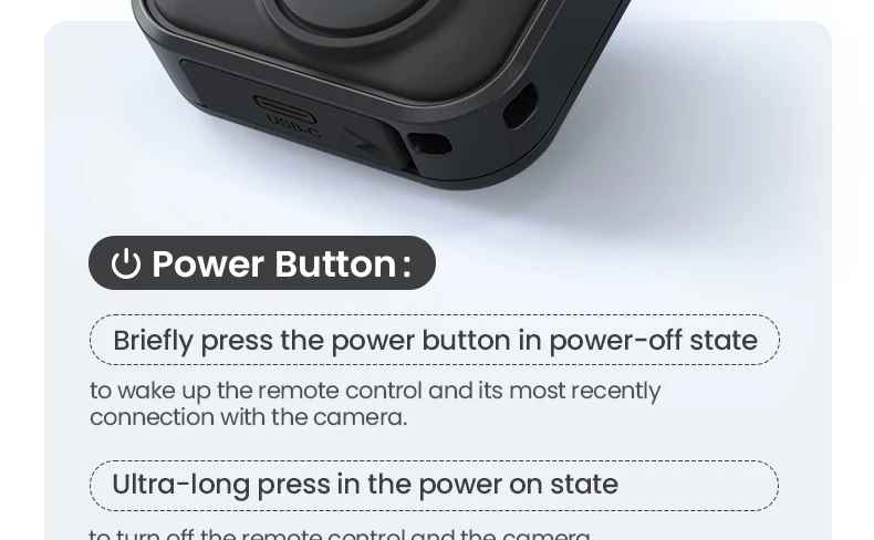 bluetooth remote control for action cameras (gopro,insta360...)