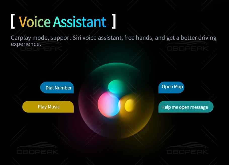 OBDPEAK K4 11,26" Carplay & Android Auto 4K 2160P Wifi Dash Cam Rückspiegel Auto DVR GPS Navigation Video Recorder Dual Objektiv