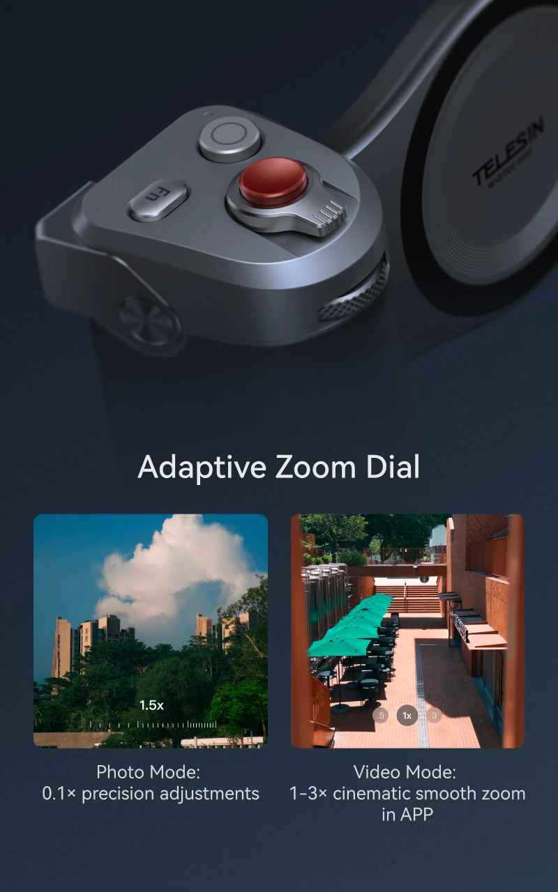 Magnetic Phone Camera Grip with Graphene Cooling Case for iPhone 17 Pro serie- Professional Shooting Ki