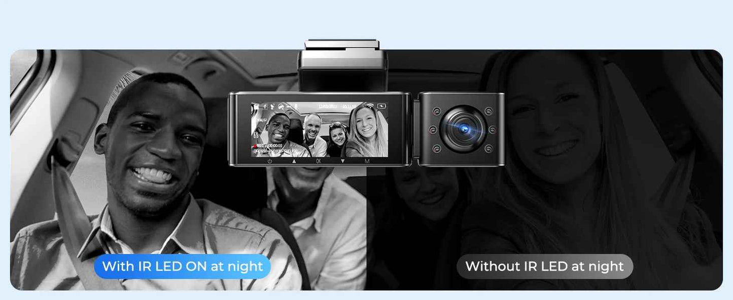 AZDOME 4K Dash Cam M550 Pro