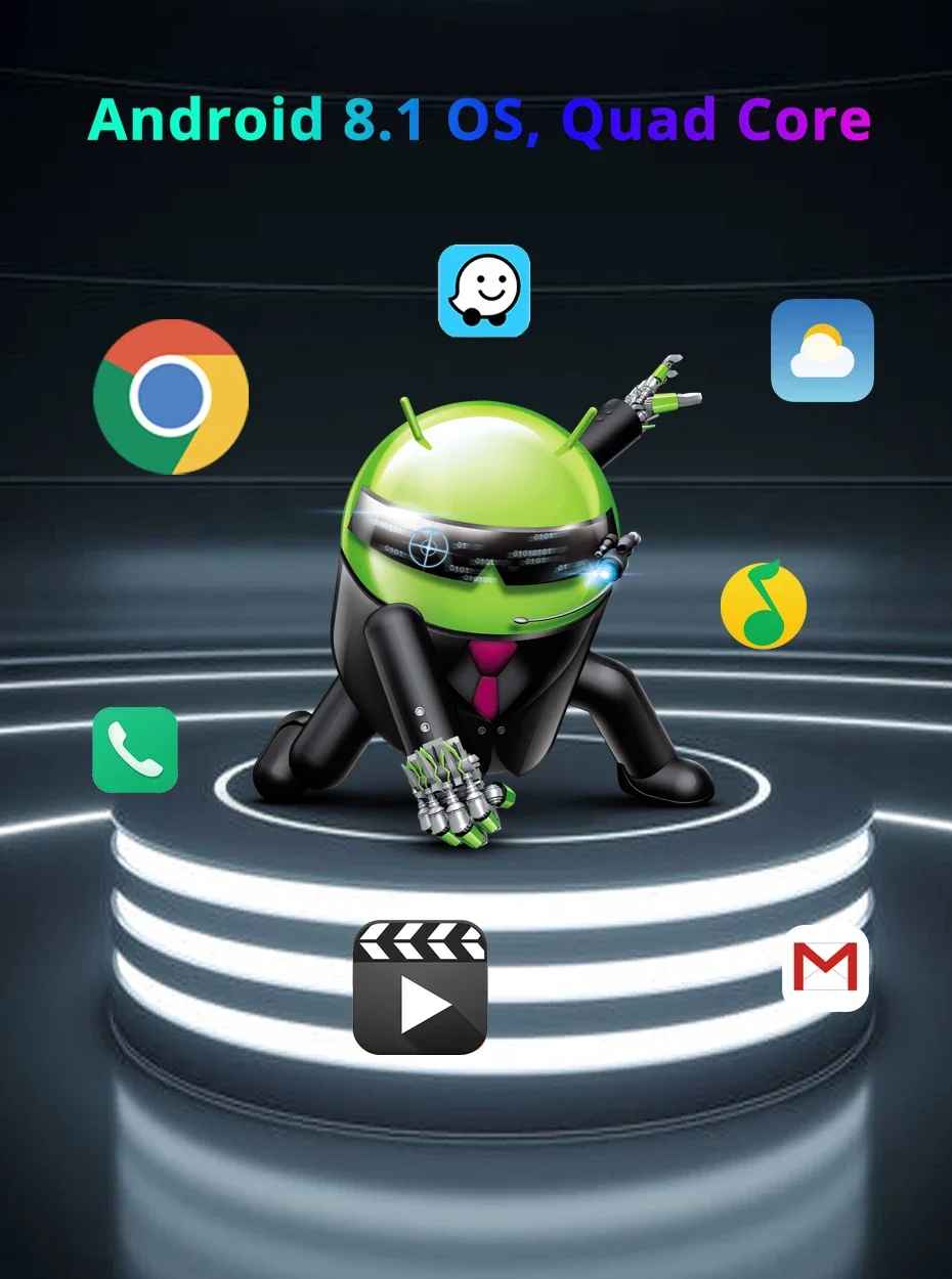 Smart Android 8.1 Auto Spiegel DVR GPS Navigation HD 1080P