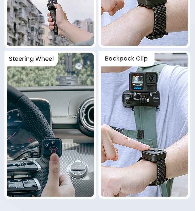 bluetooth remote control for action cameras (gopro,insta360...)