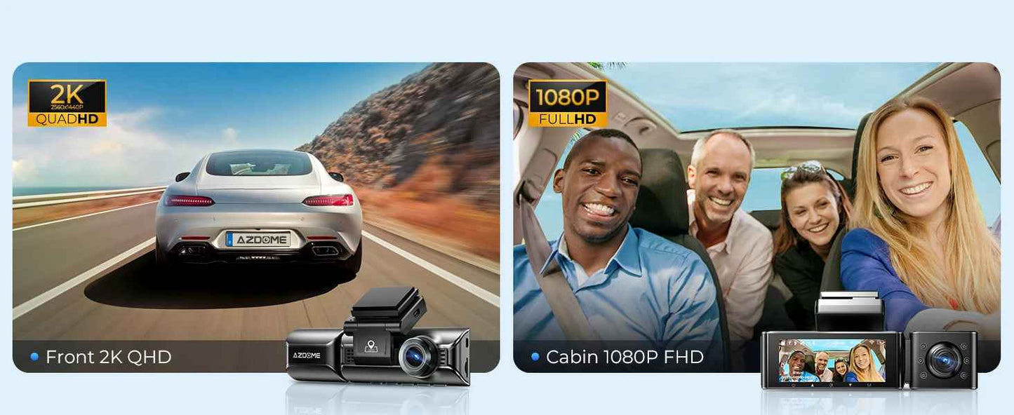 AZDOME 4K Dash Cam M550 Pro