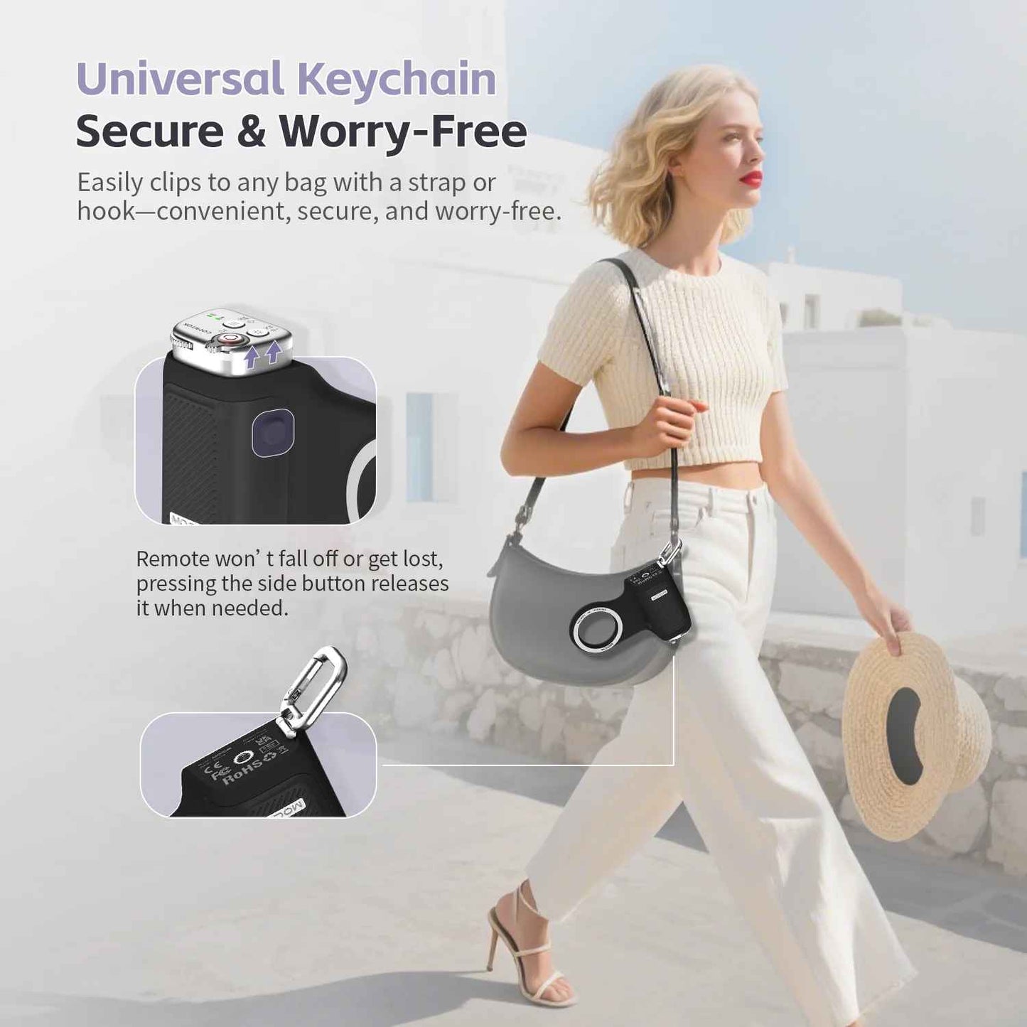 COMITOK Magnetic One-Hand Vlogging Grip