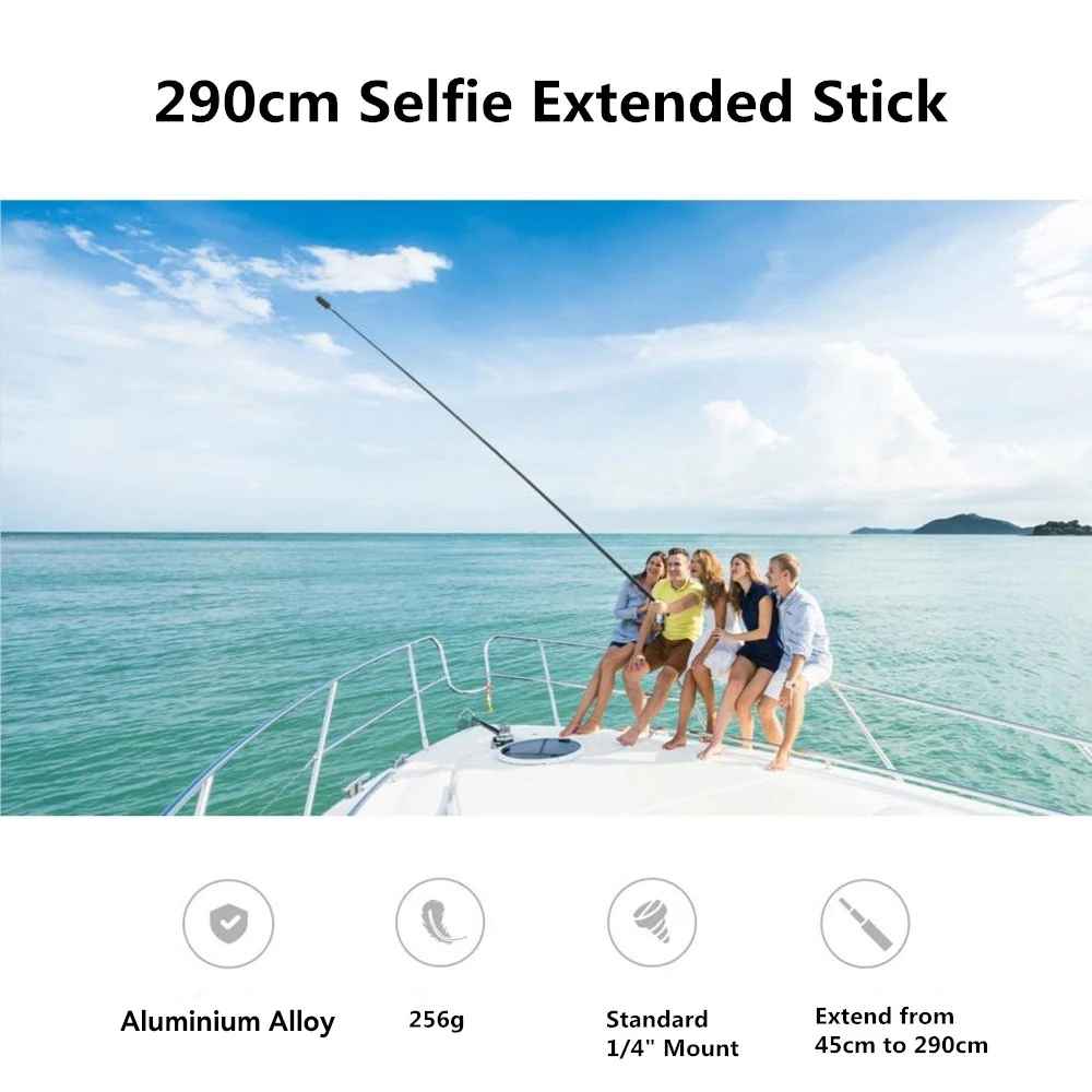 Selfie Stick Skalierbares Einbeinstativ für Insta 360