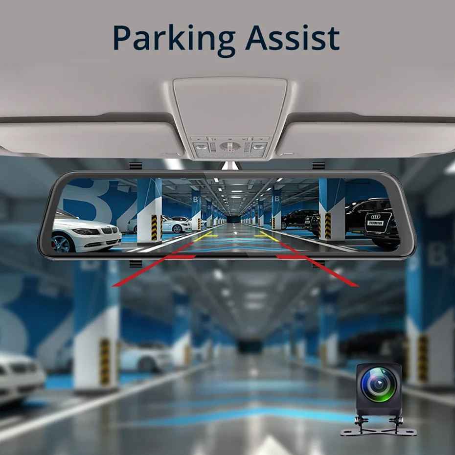 Smart Android 8.1 Auto Spiegel DVR GPS Navigation HD 1080P