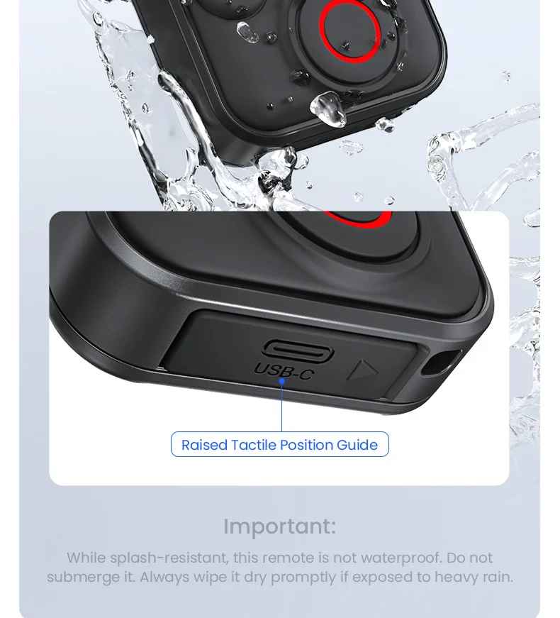 bluetooth remote control for action cameras (gopro,insta360...)