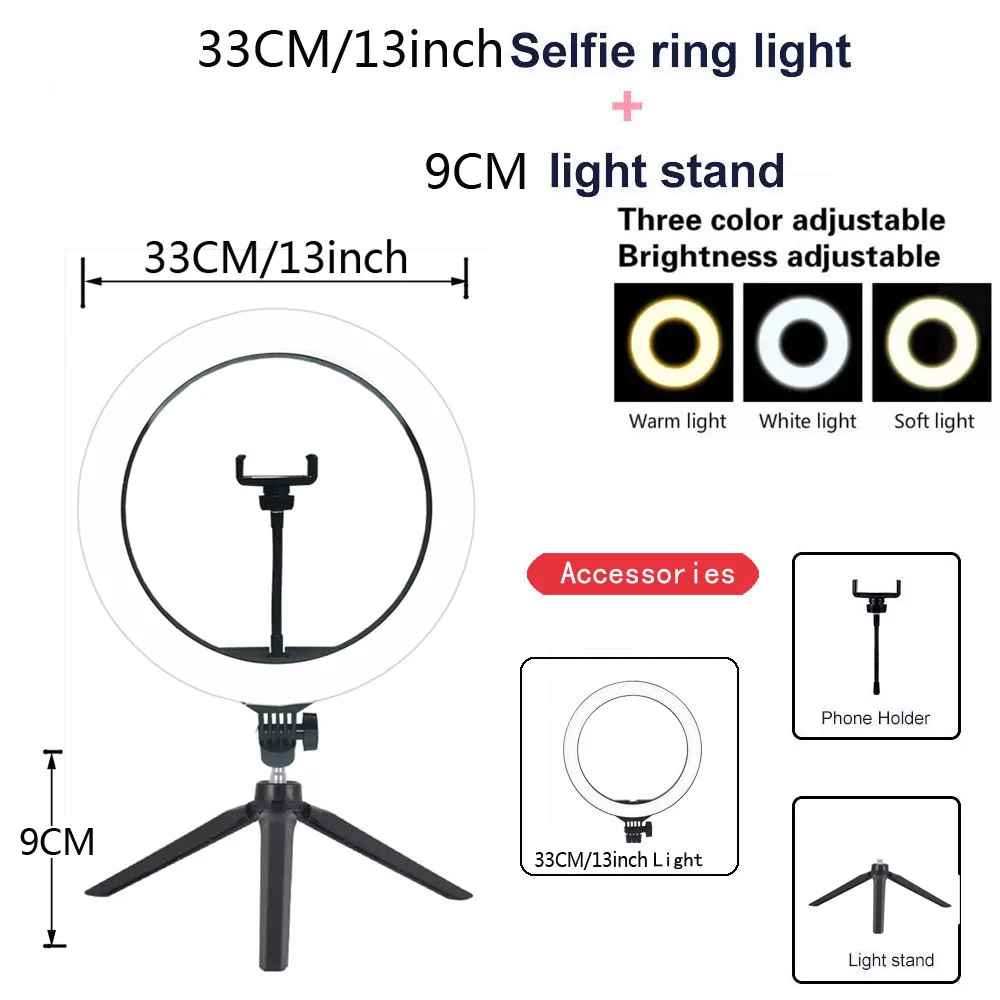Video Lights Dimmable Light Selfie