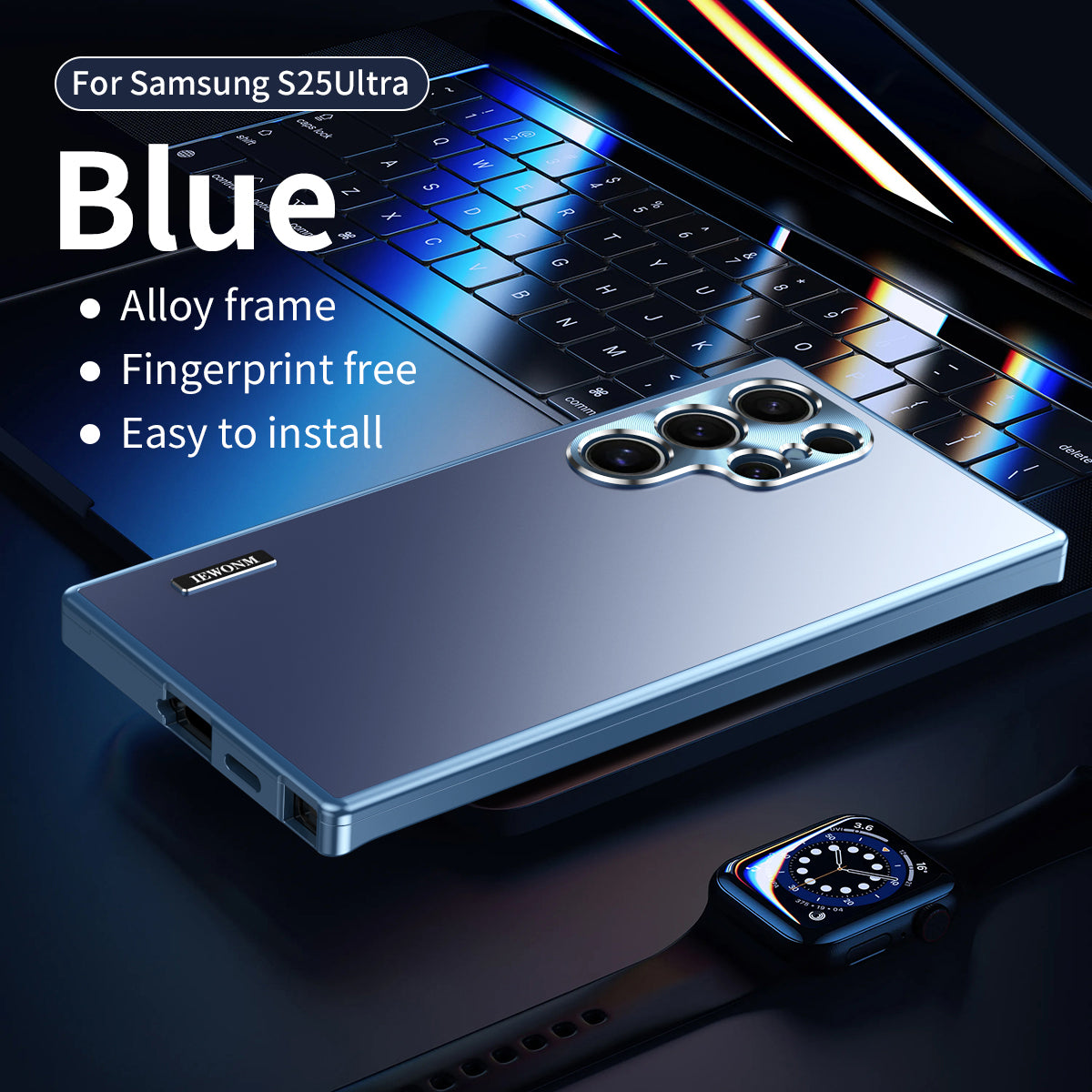 Magnetic 360° Closure Metal Case for Samsung Galaxy S series Drop-Proof Armor