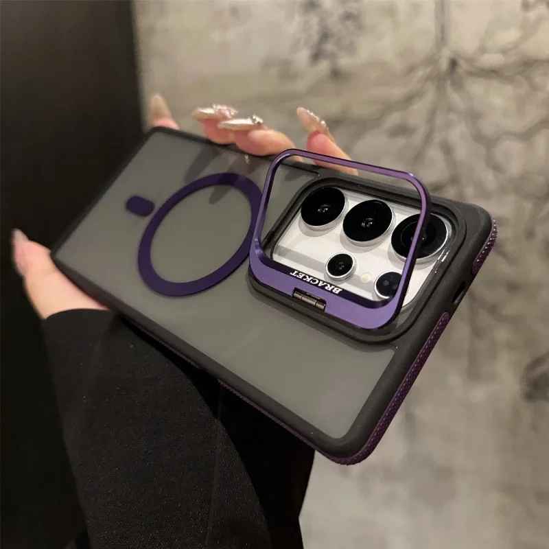 COMITOK Magnetic Lens Stand Cover for Samsung Galaxy Ultra/Plus