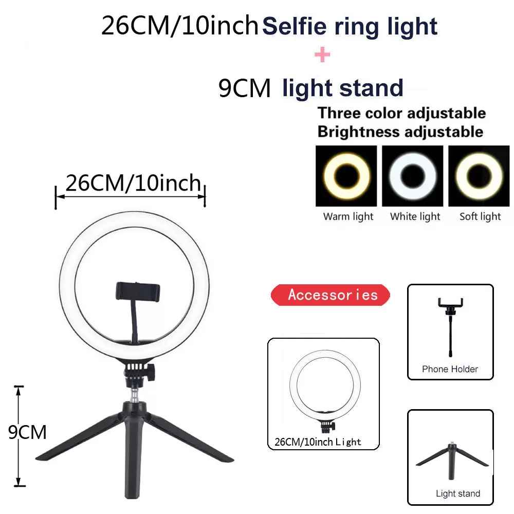 Video Lights Dimmable Light Selfie