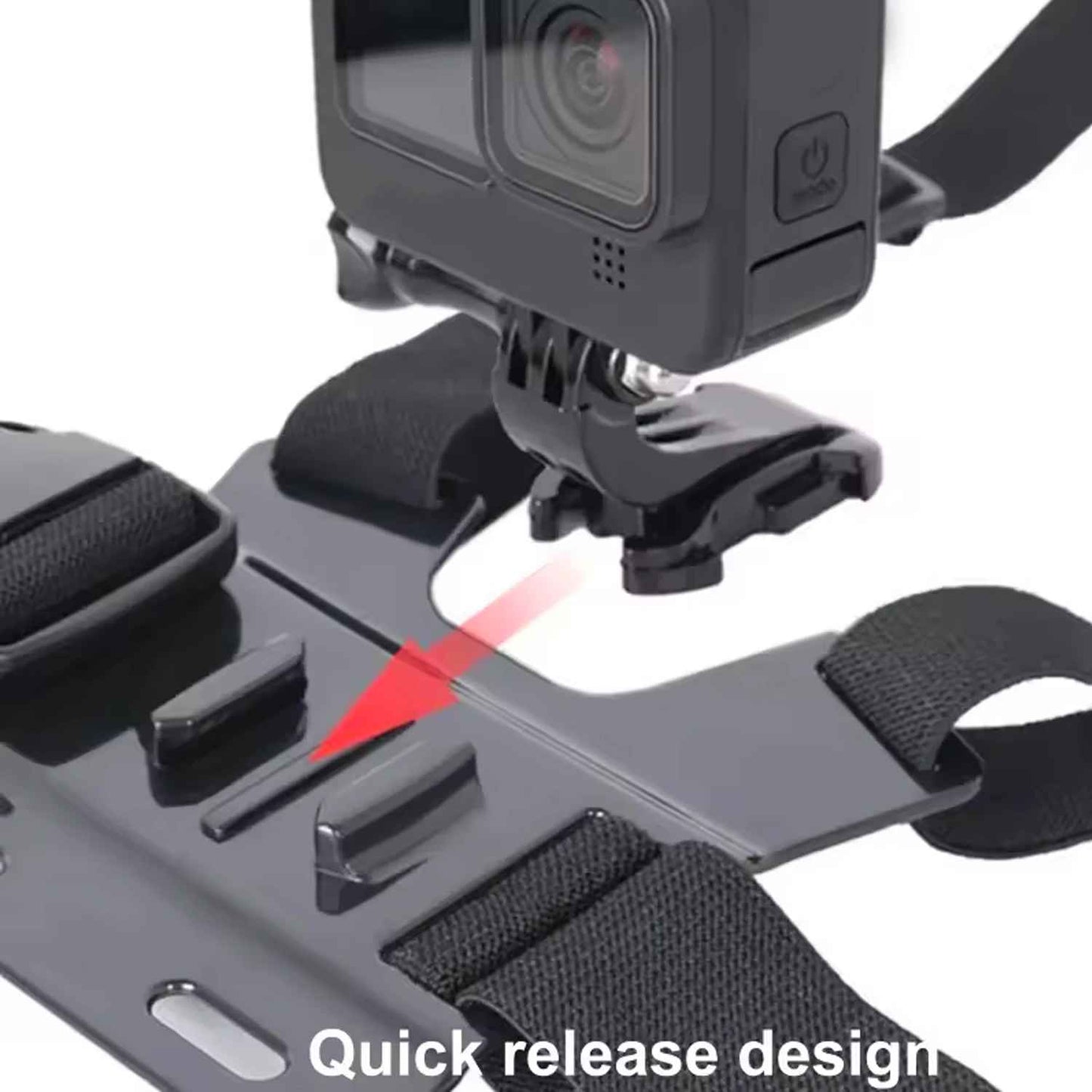 Ultimate Action Cam Chest Mount: Multi-Brand Adjustable Vlogging Kit
