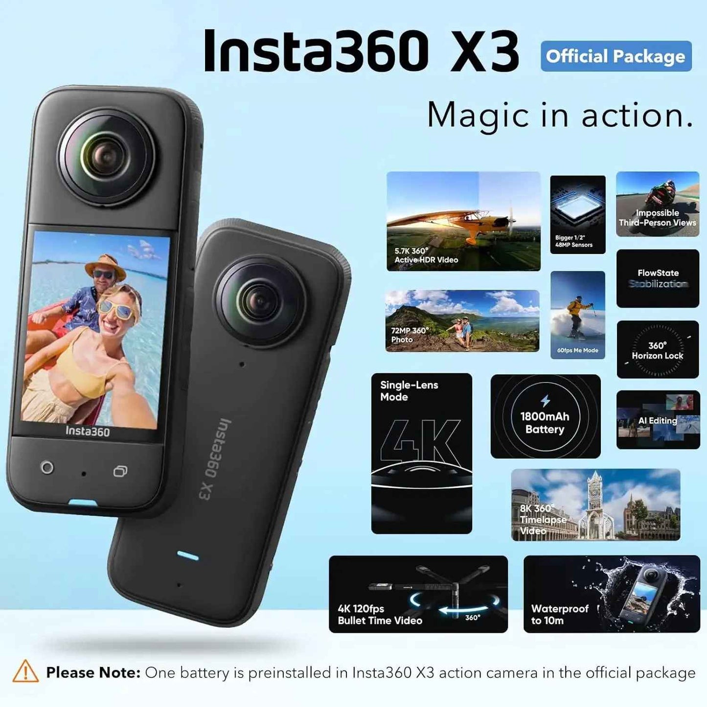 Insta 360 X3