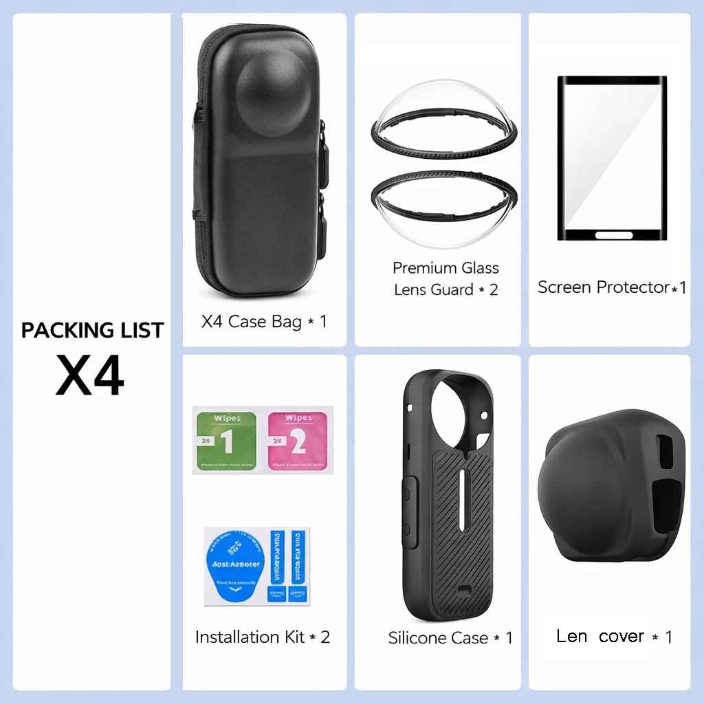 Accessories Kit for Insta360 X3 X4 X5