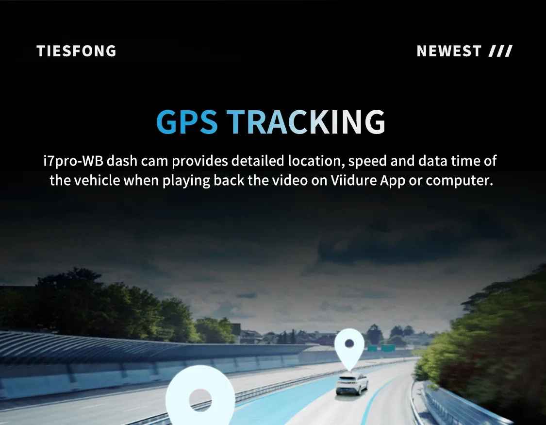 i7pro 4CH GPS dashcam auto