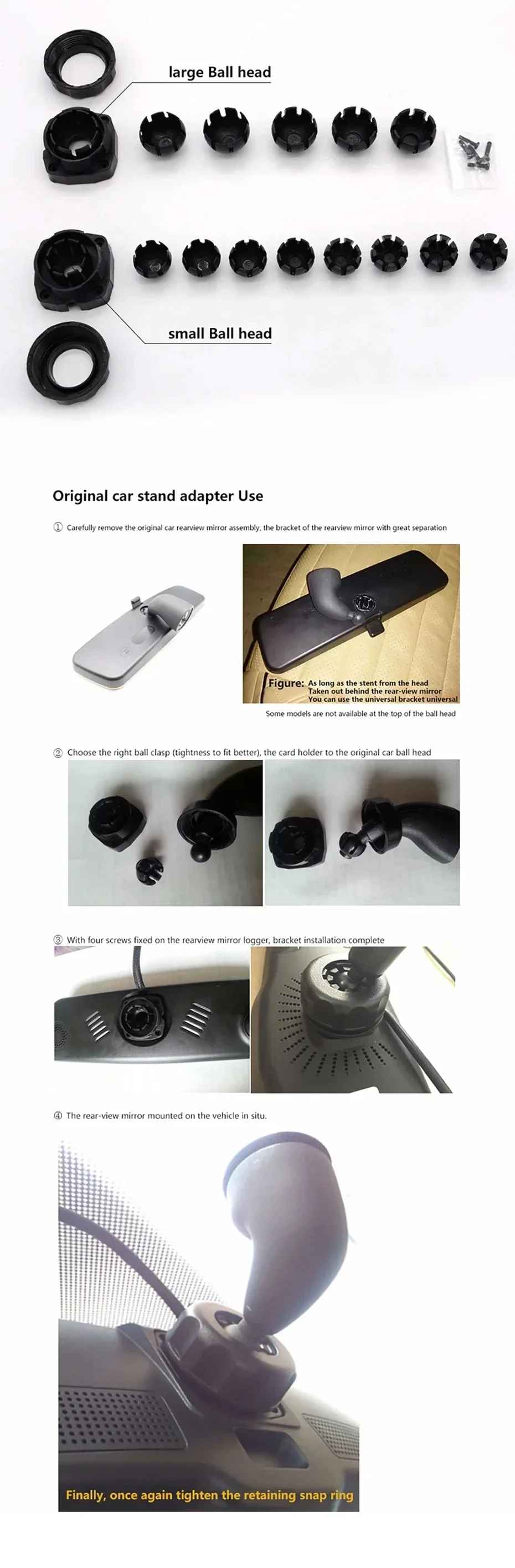 Smart Android 8.1 Auto Spiegel DVR GPS Navigation HD 1080P