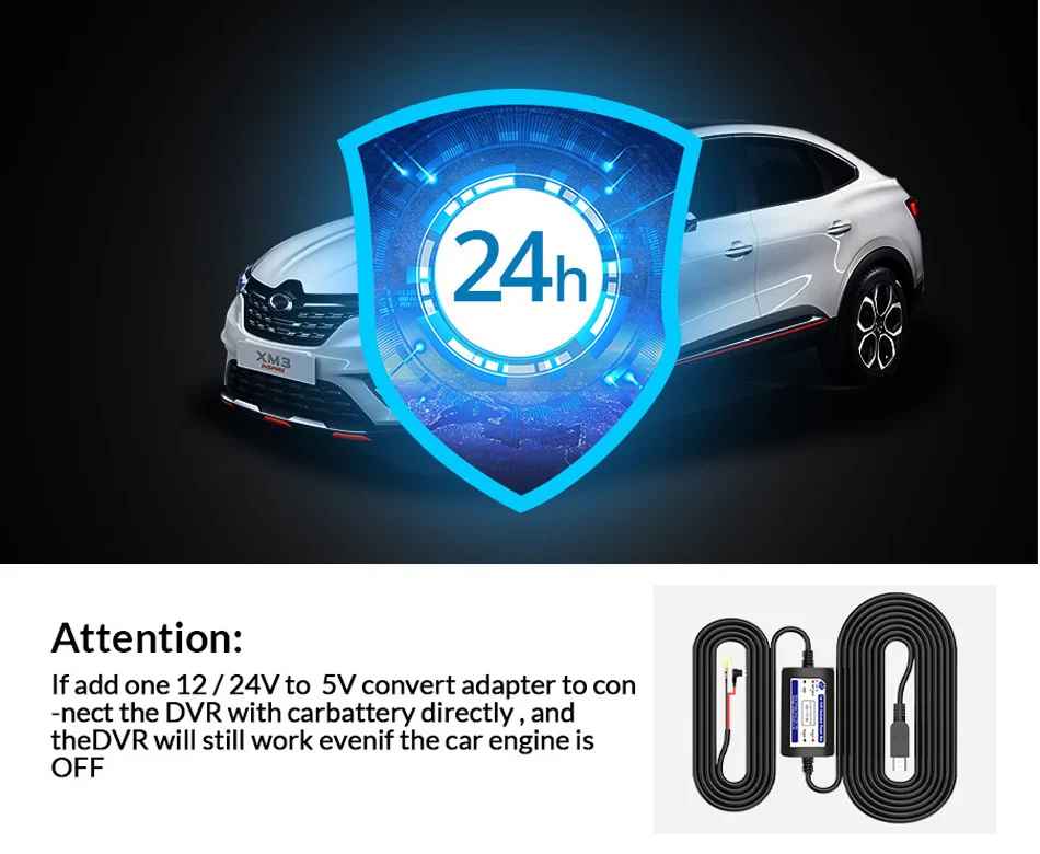 E-ACE 10 Zoll Auto DVR Spiegel Video Recorder 1080P