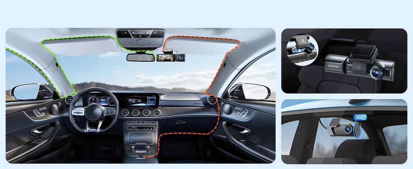 AZDOME 4K Dash Cam M550 Pro