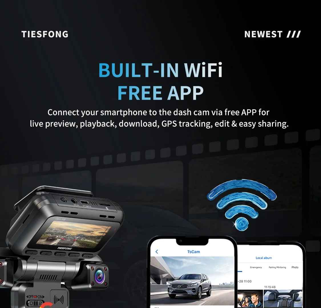 i7pro 4CH GPS dashcam auto