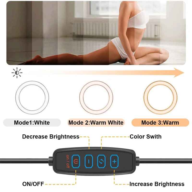 Video Lights Dimmable Light Selfie